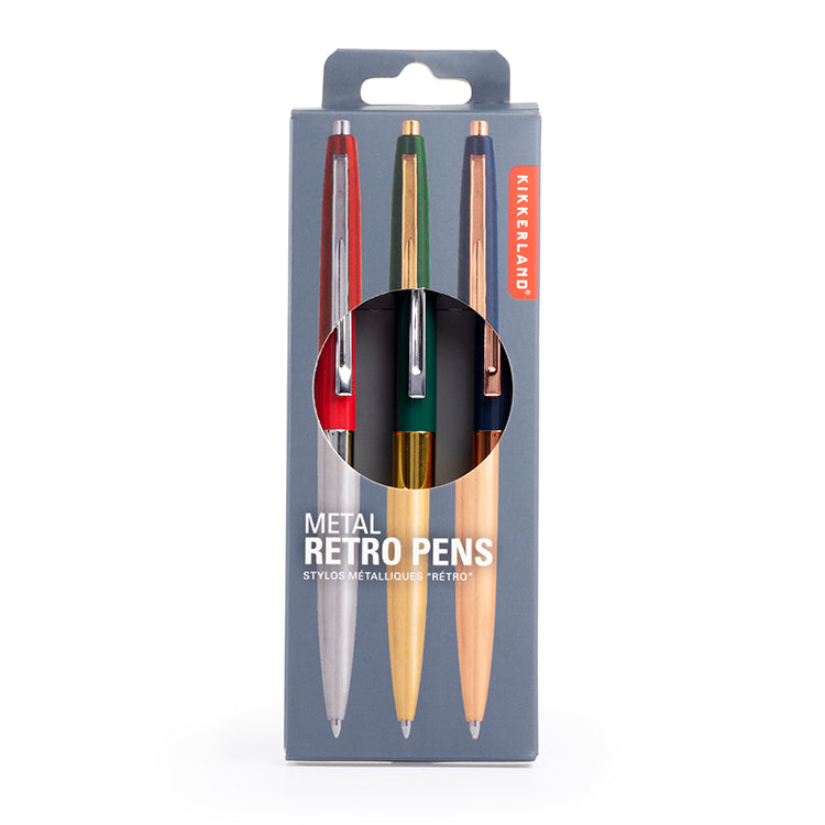 Retro Metallic Pens