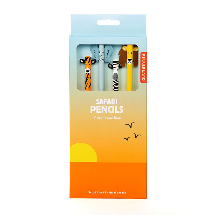 Safari Animal Pencil S/4