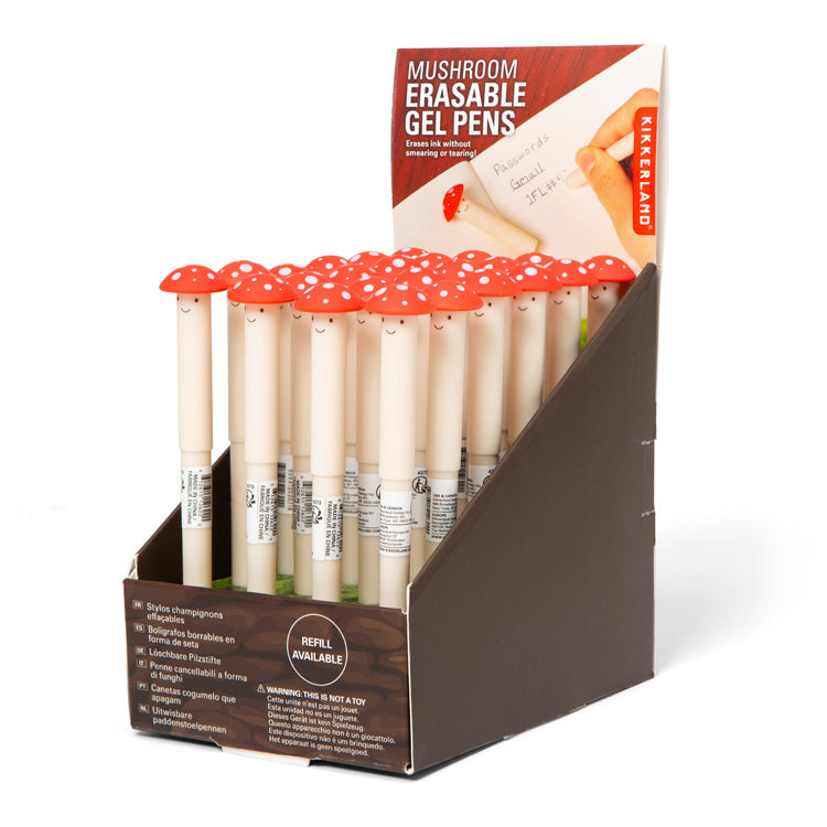 ERASABLE MUSHROOM PEN