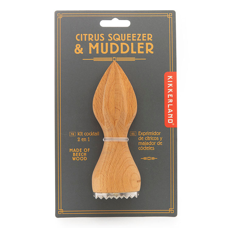 MUDDLER AND CITRUS SQUEEZER