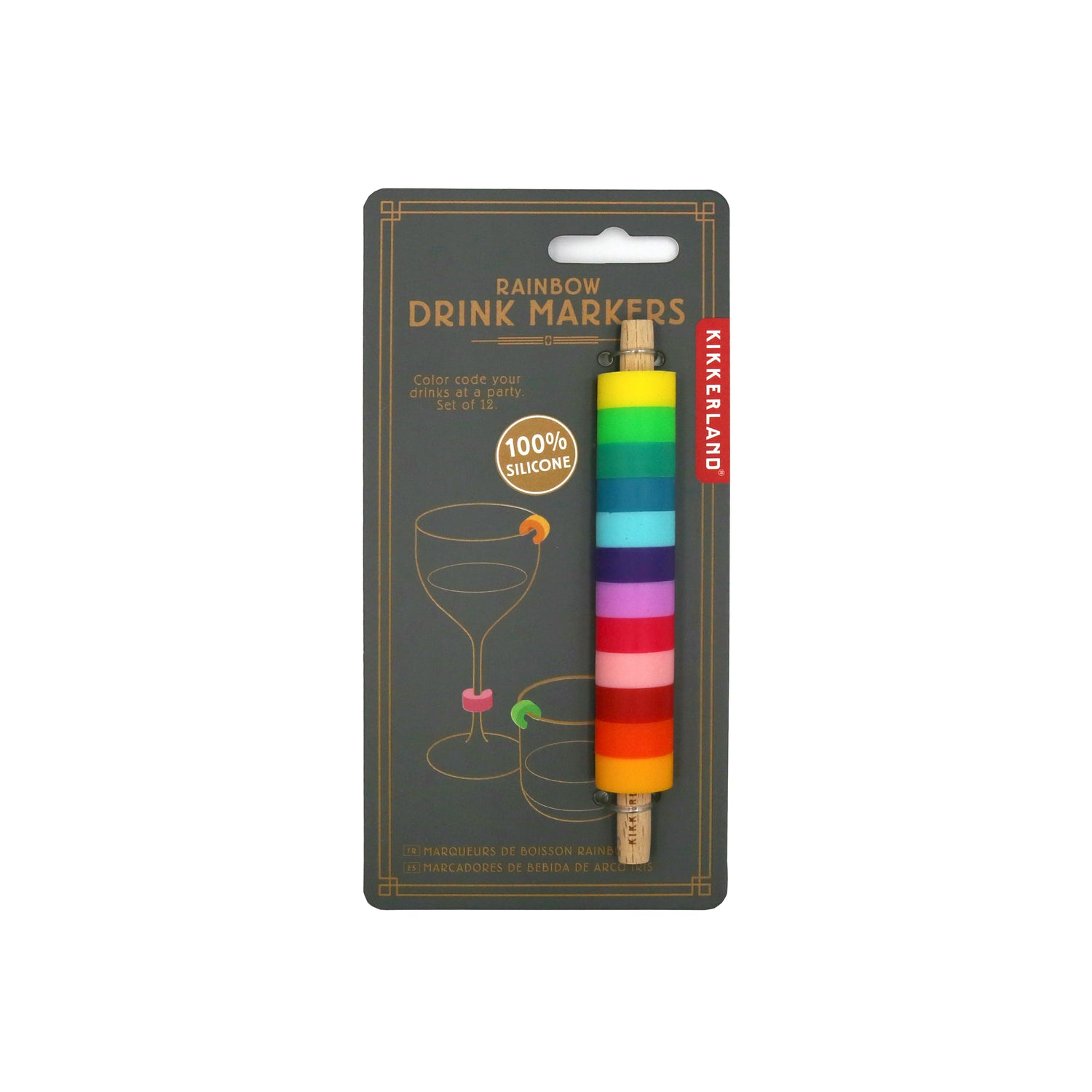 Rainbow Drink Markers
