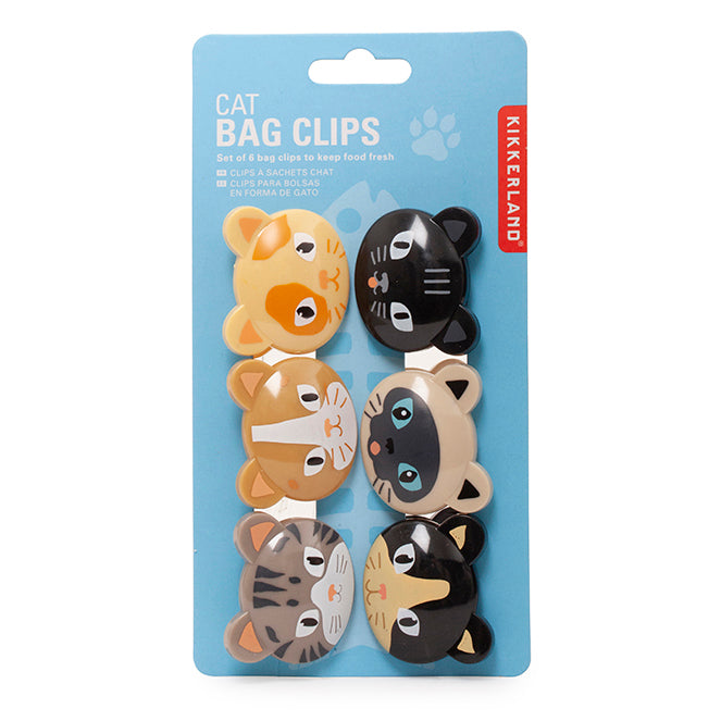 CAT BAG CLIPS S/6