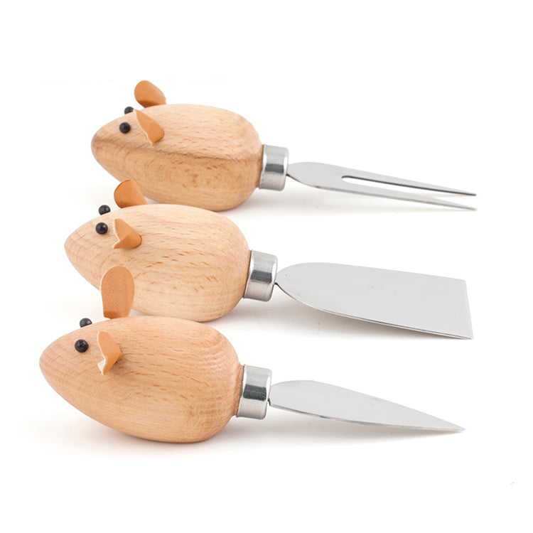 Cheese Knives Mice Set Of 3