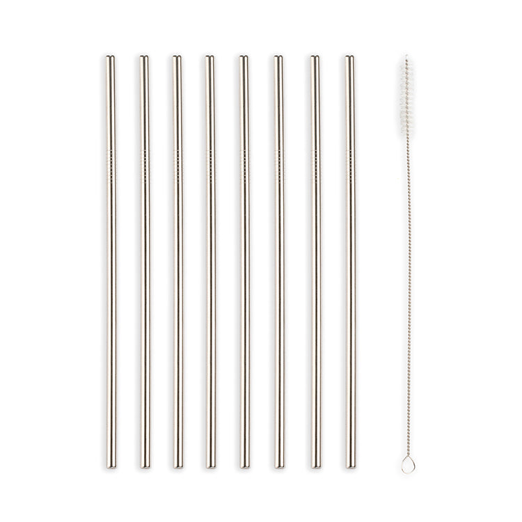 Stainless Steel Straws S/10
