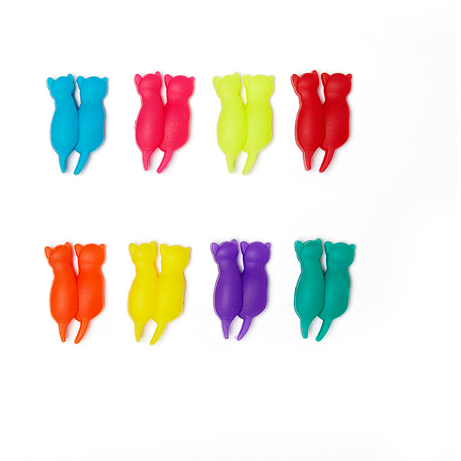 RAINBOW CAT DRINK MARKERS S/8