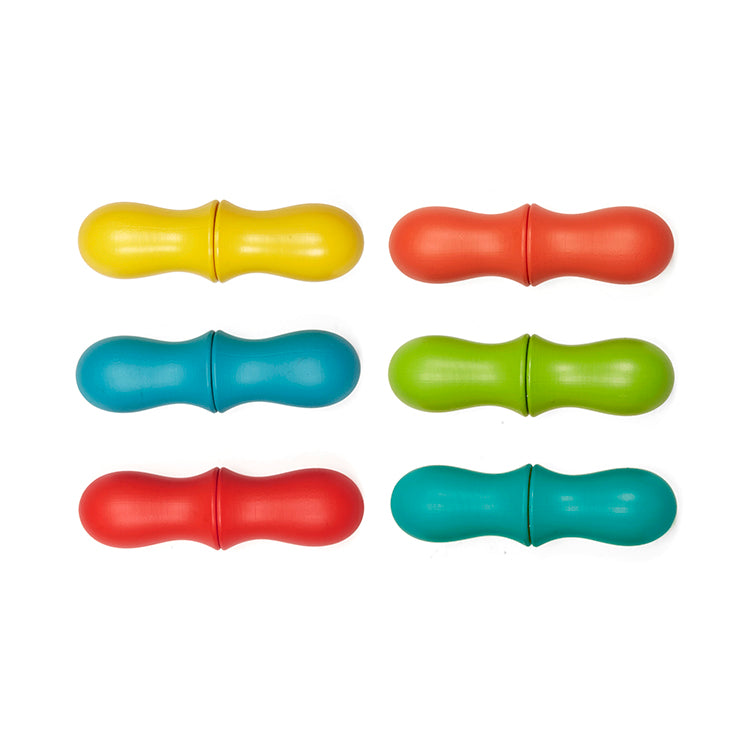 RAINBOW CORN HOLDERS S/6