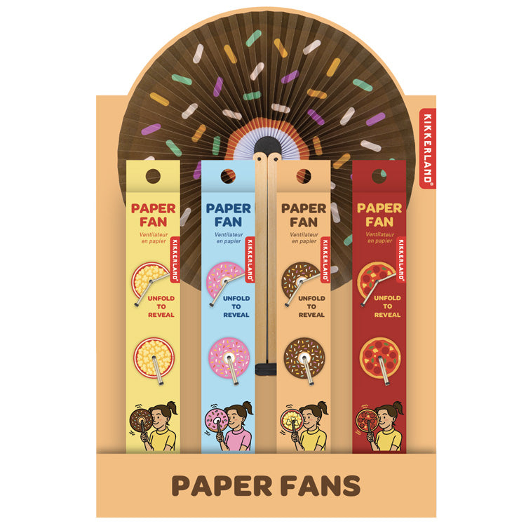 Food Paper Fans