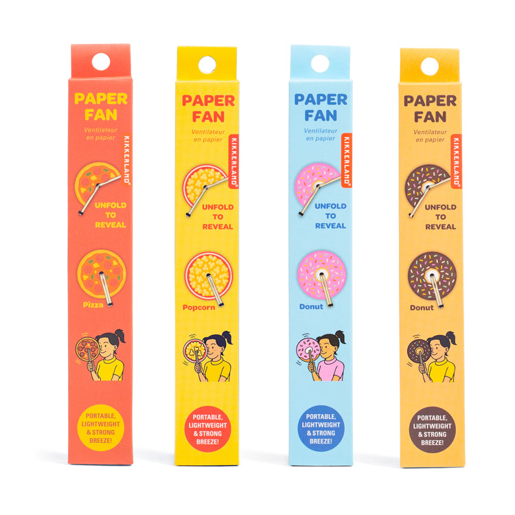 Food Paper Fans