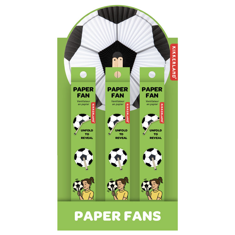 Football Paper Fan