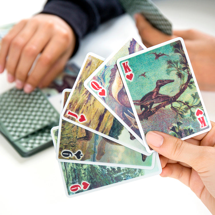 3-D Dinosaur Playing Cards