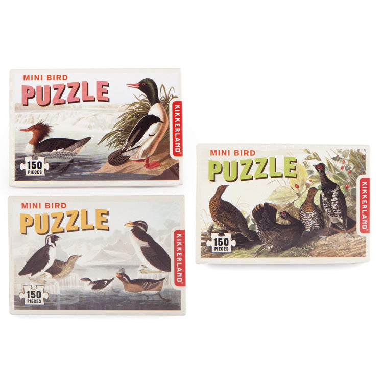 Mini Bird Puzzles Assorted – Kikkerland B.V