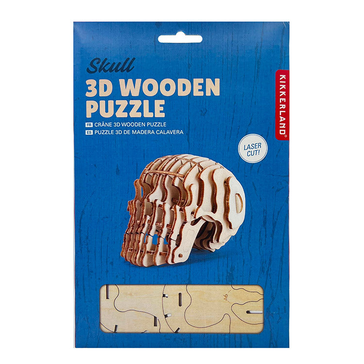Skull 3D Wooden Puzzle