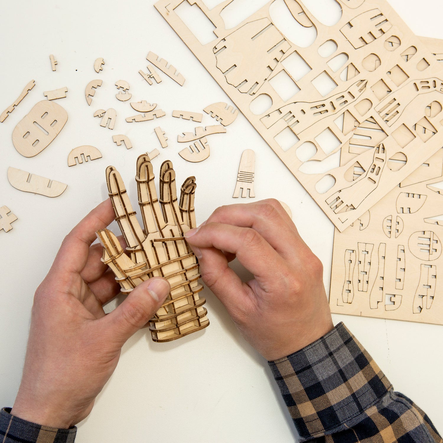 Hand 3d Wooden Puzzle
