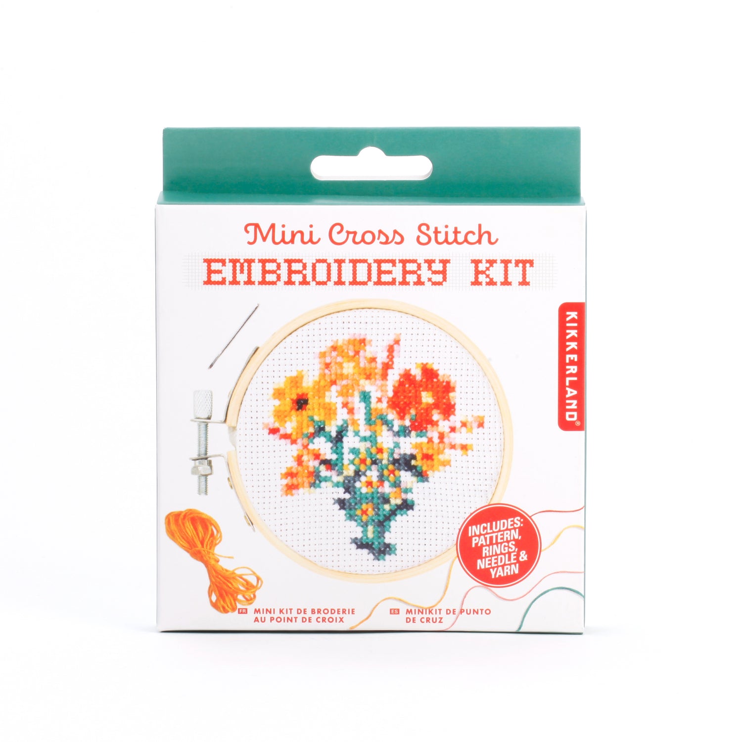Flowers Mini Cross Stitch Embroidery Kit