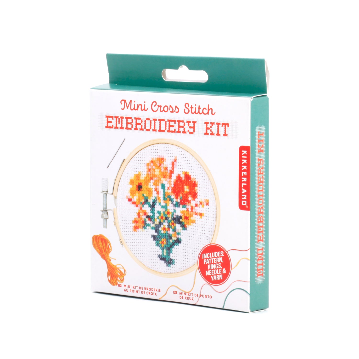 Flowers Mini Cross Stitch Embroidery Kit