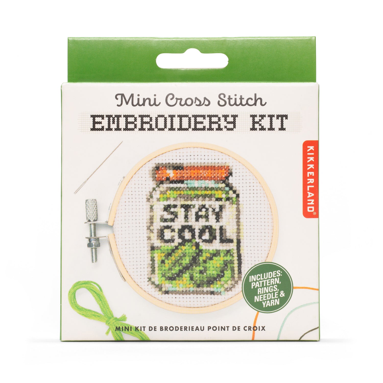 Pickle Mini Cross Stitch Embroidery