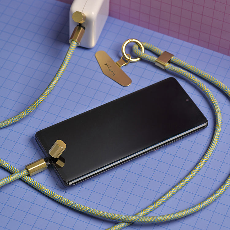 Inkerie ChargeCarry PhoneLanyard Bl