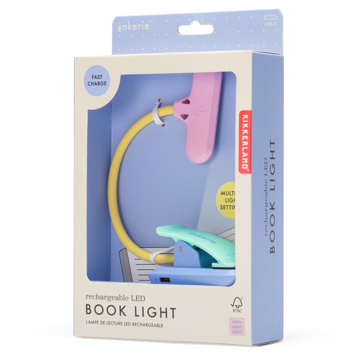 Inkerie Rechargeable LED Book Light