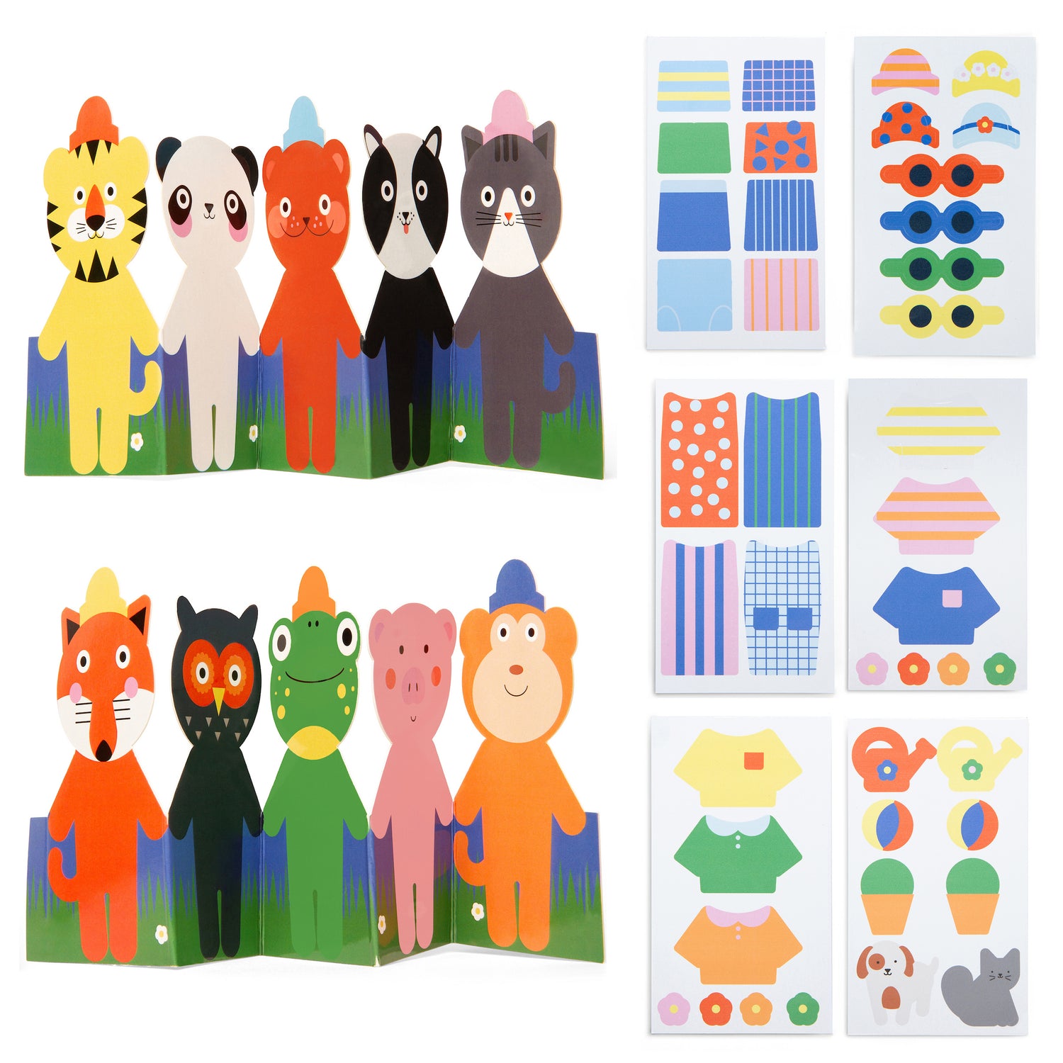 Kidoki Animal Dress-Up Stickers