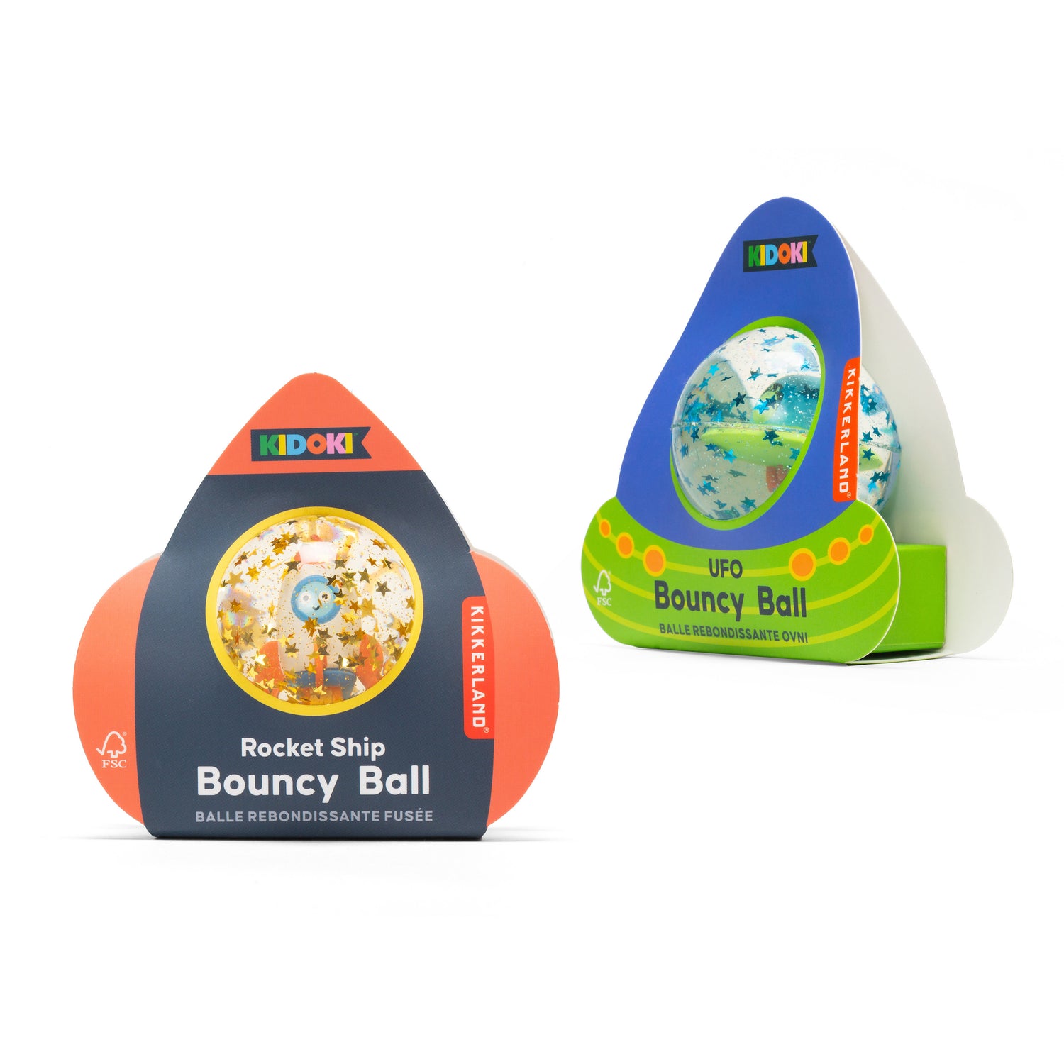 Kidoki Rocket Ship&UFO Bouncy Balls