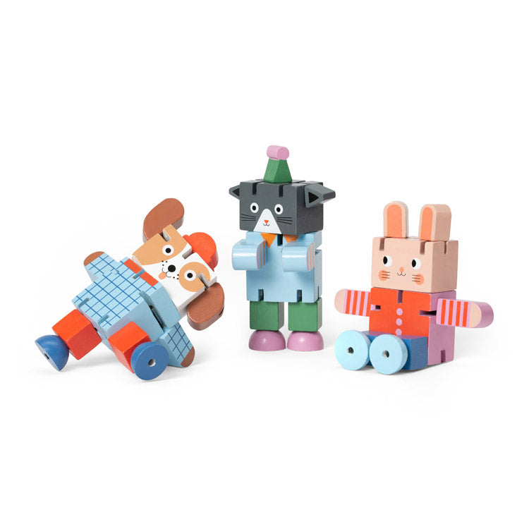 Kidoki Wooden Flexi-Animals