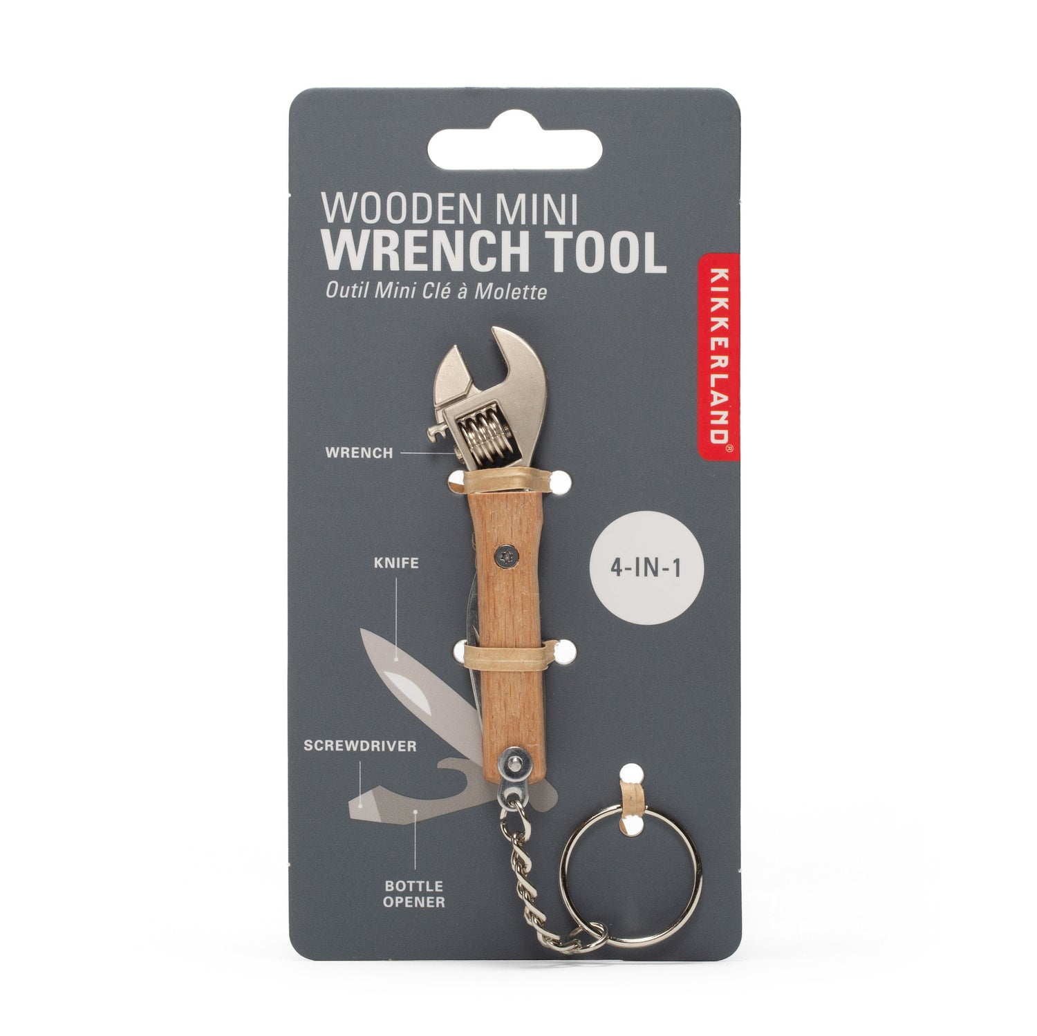 Wooden Mini Wrench Tool