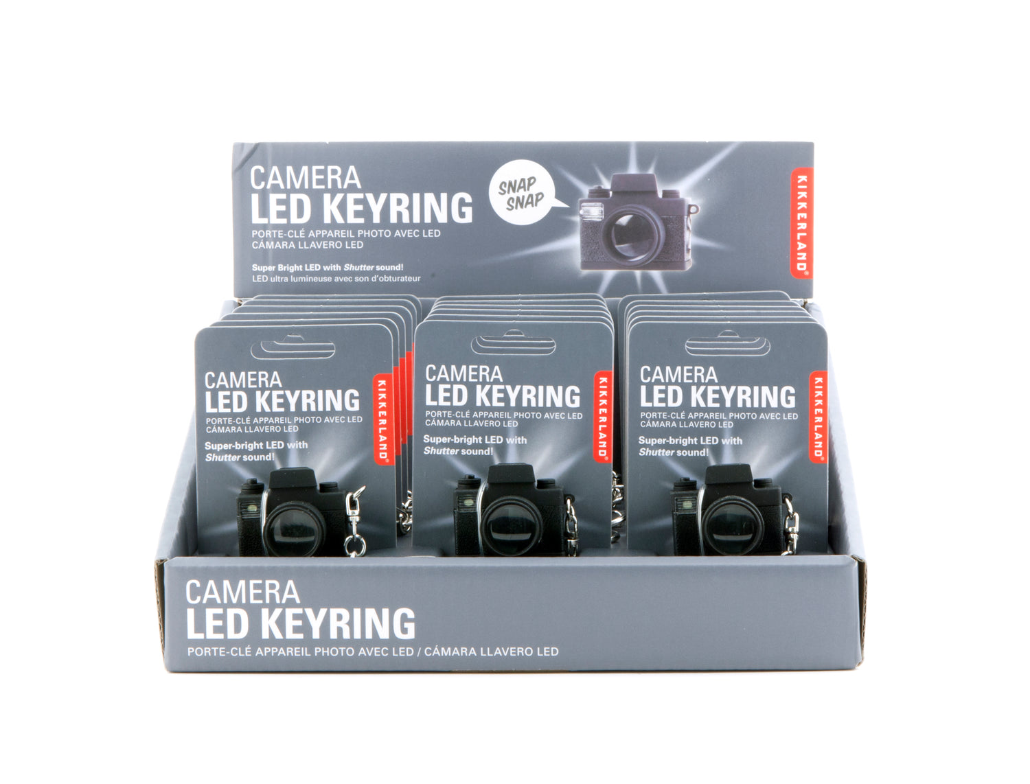 Camera Led & Sound Keychain