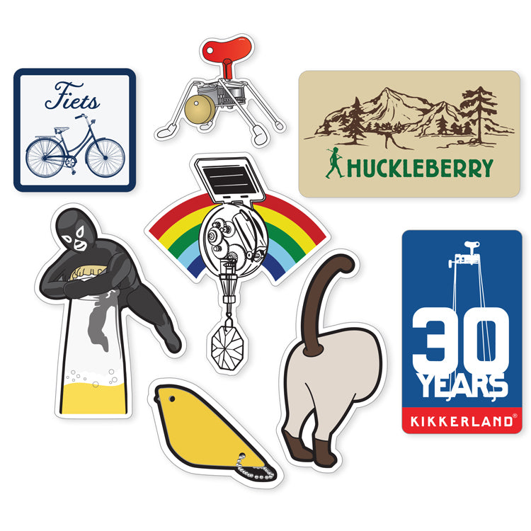Kikkerland Stickers Asst 2