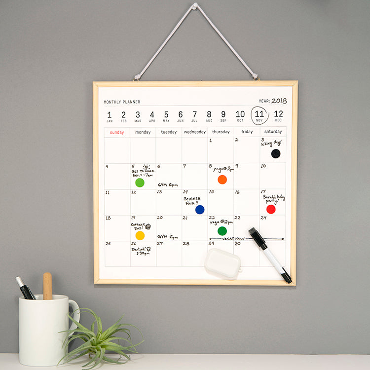 White Board Calendar