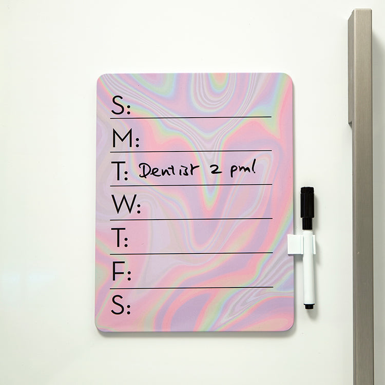 Iridescent Dry Erase Board
