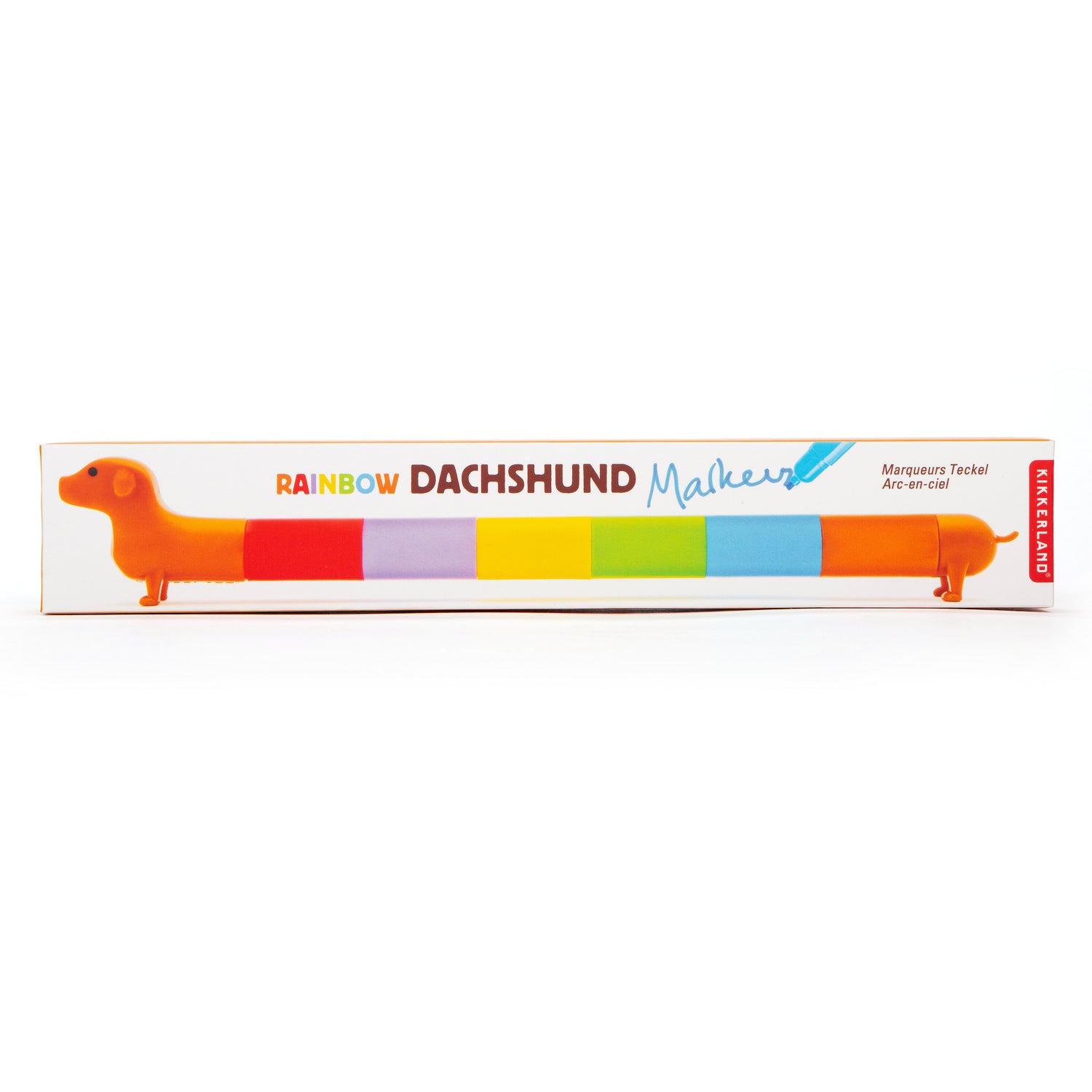 Rainbow Dachshund Markers