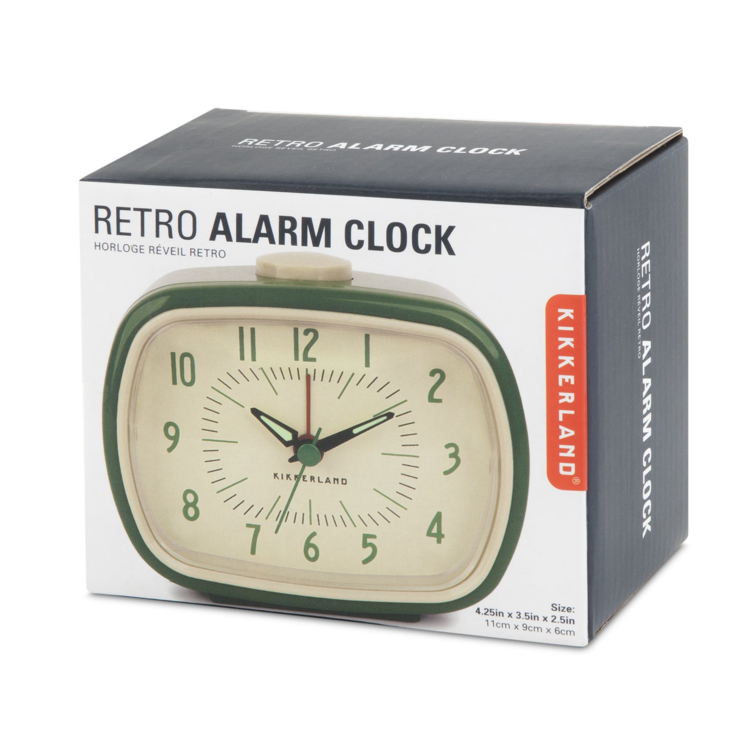 Green Retro Alarm Clock