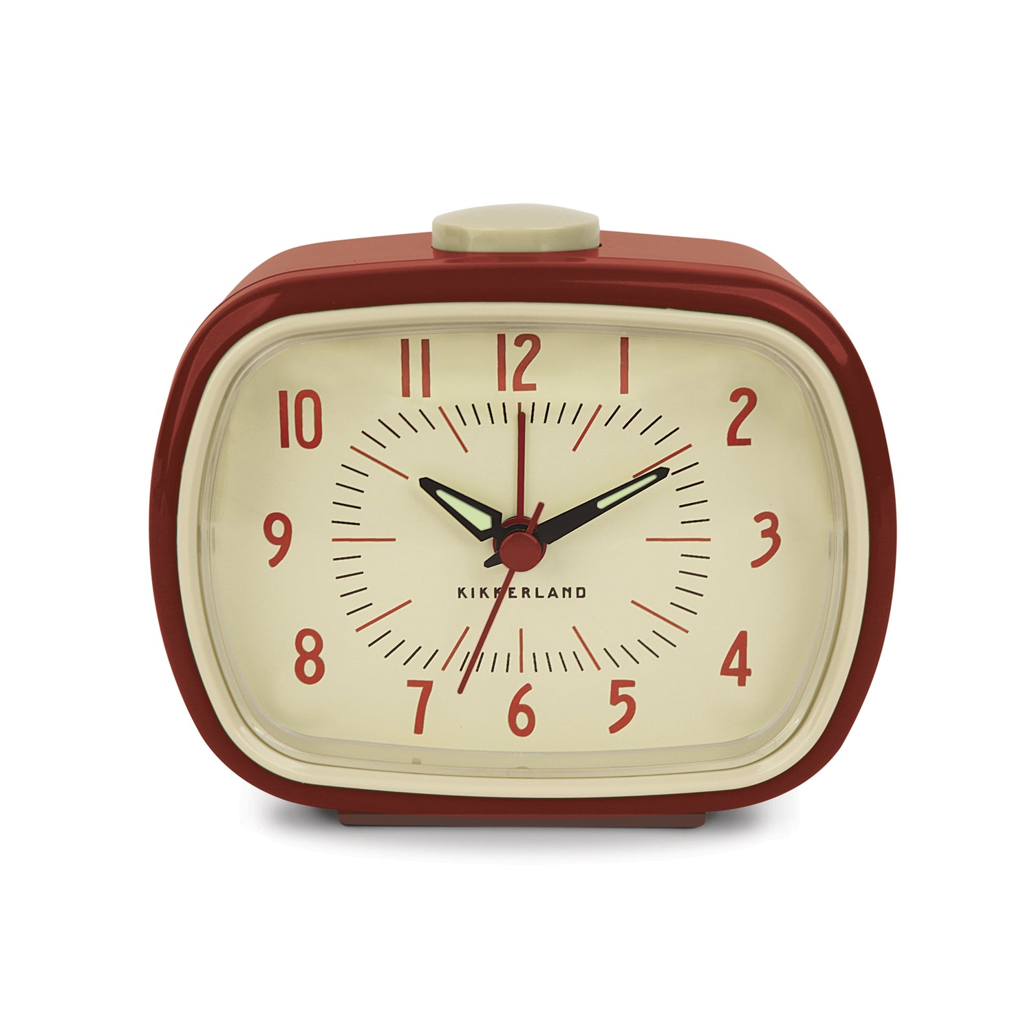 Red Retro Alarm Clock