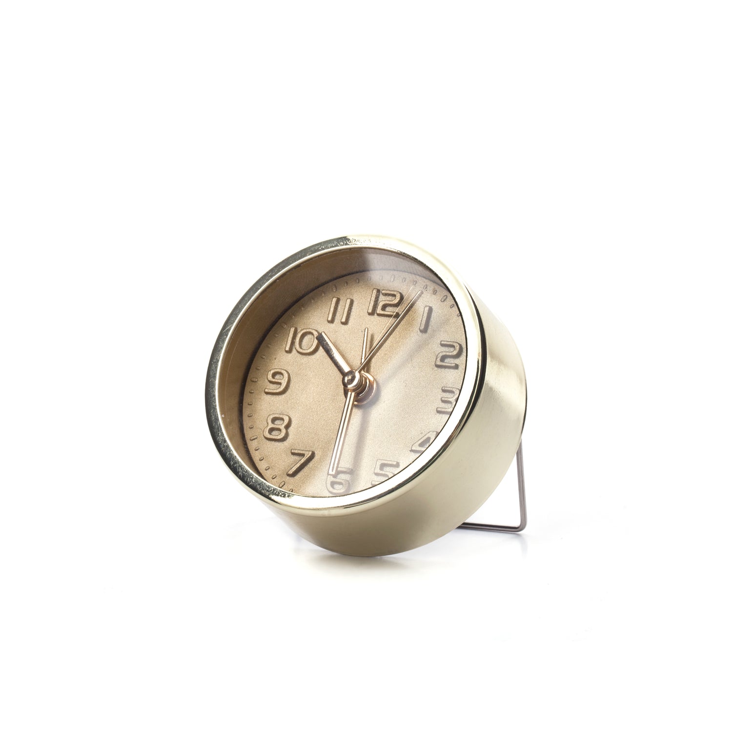 Gold and Copper Alarm Clocks