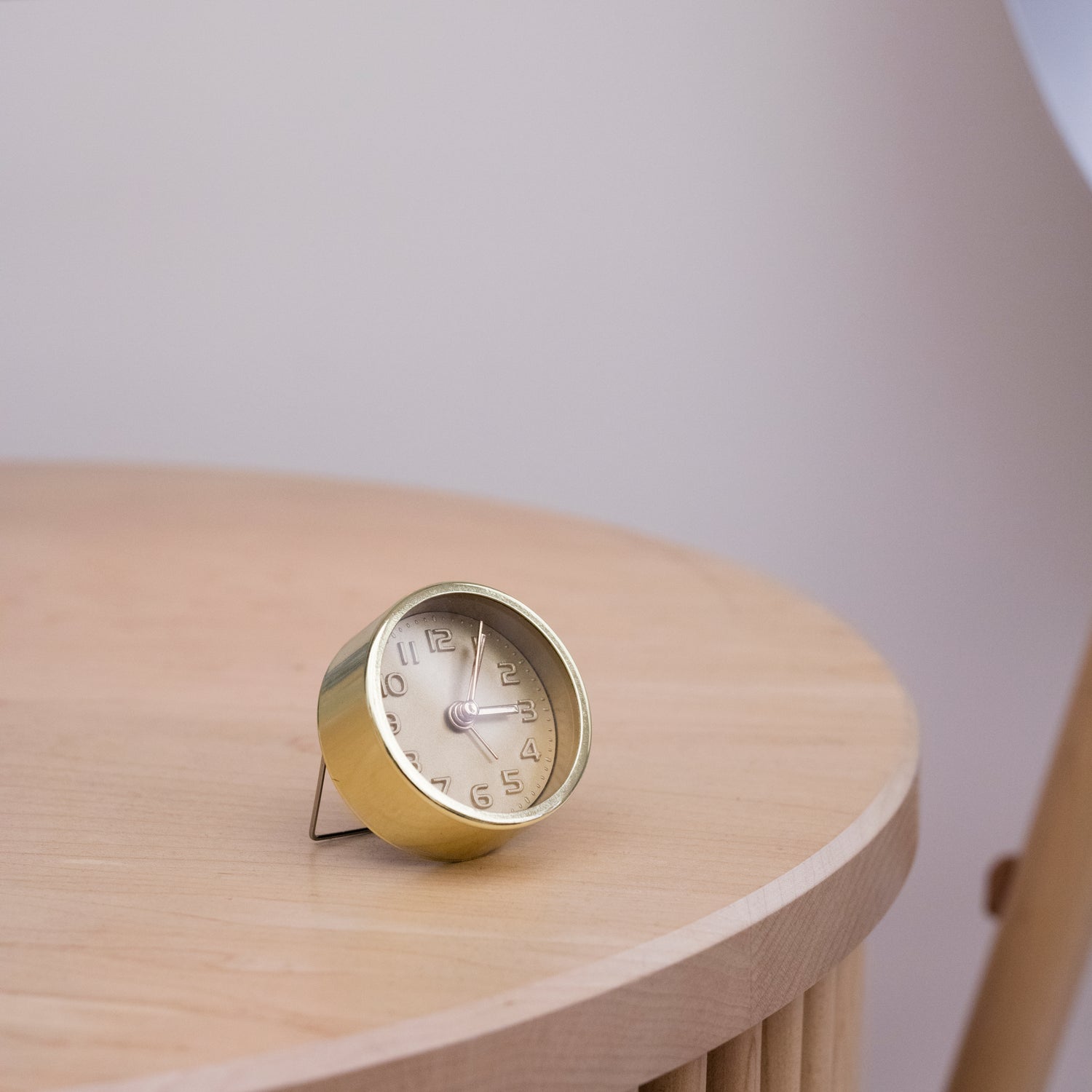 Gold and Copper Alarm Clock