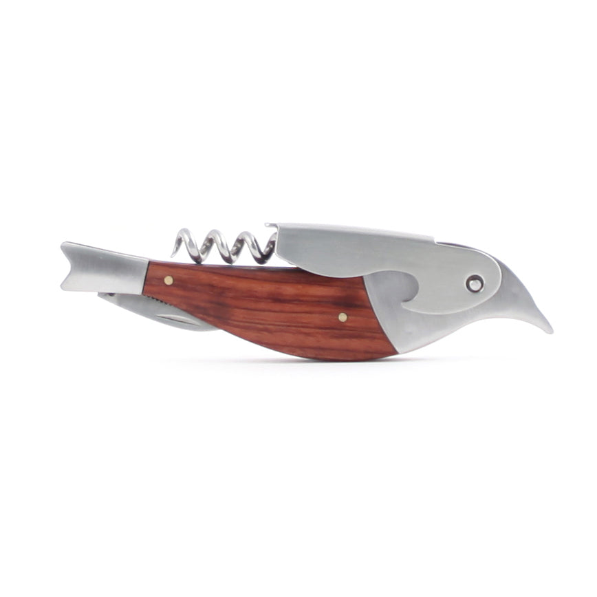 Kikkerland Sparrow Wood Corkscrew