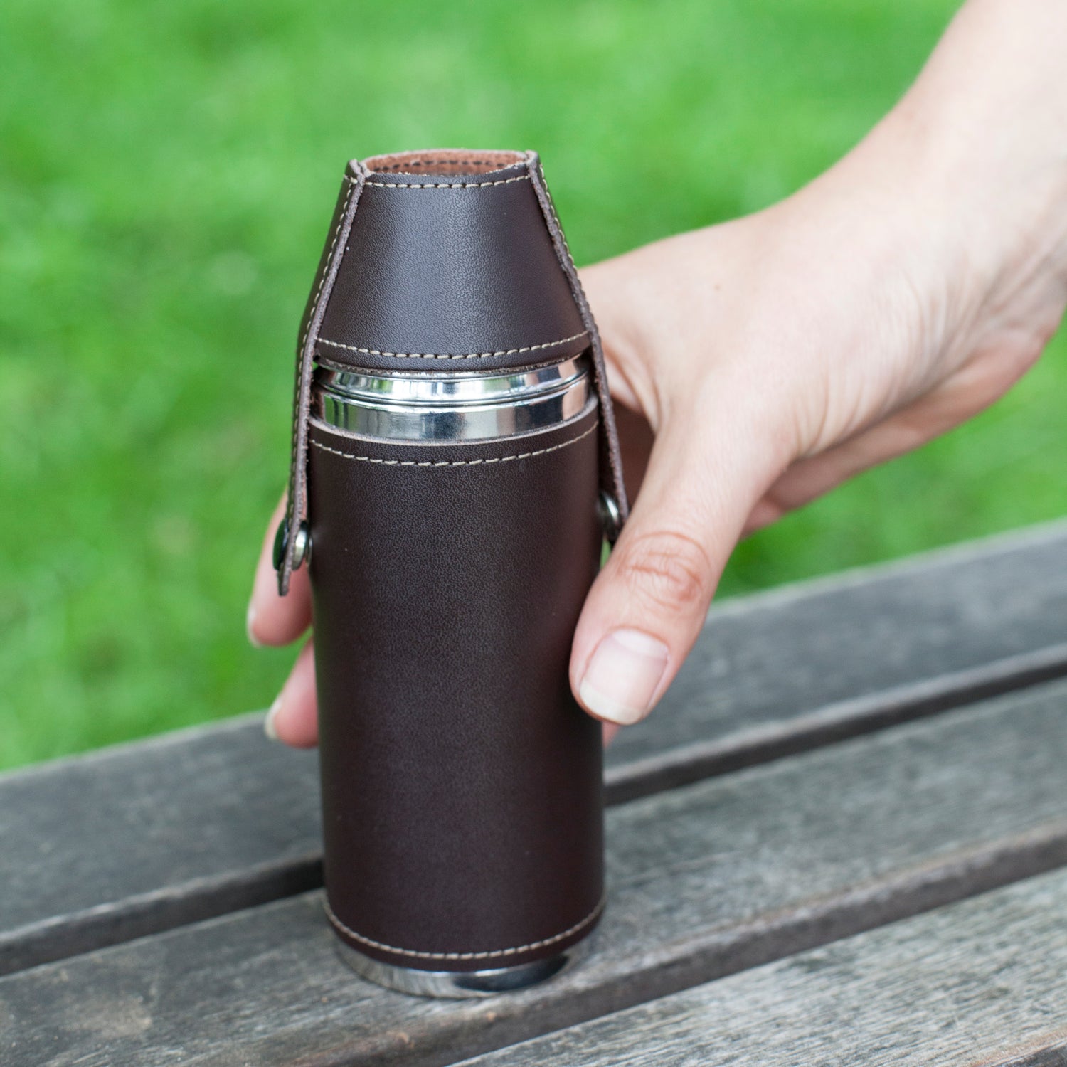 Leather Flask