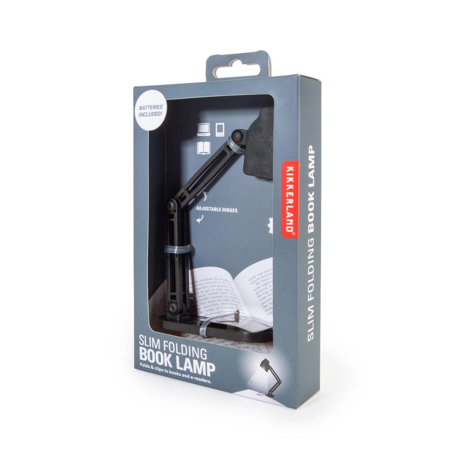 Slim Folding Book Lamp