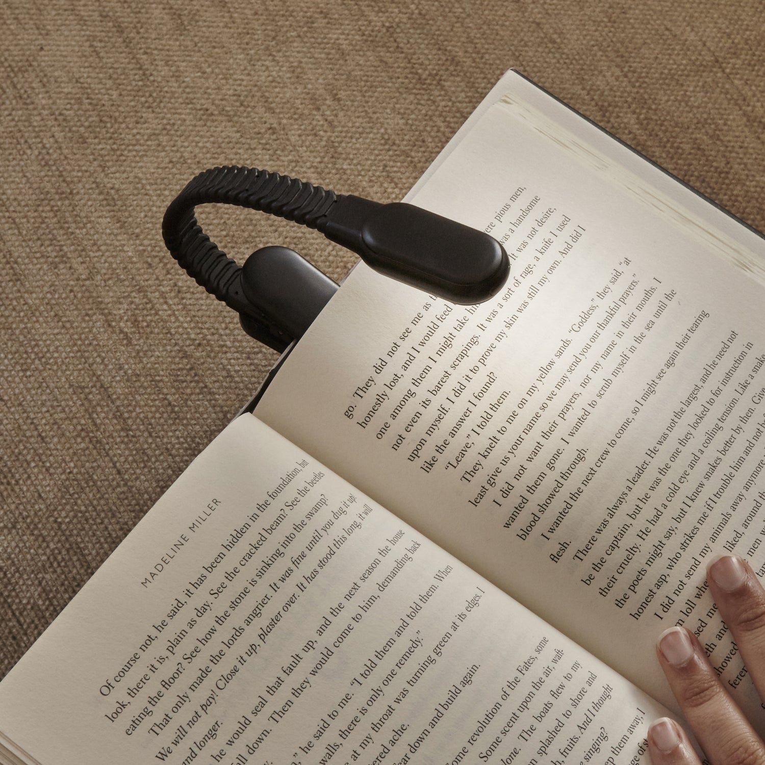 Rechargable Booklight Black