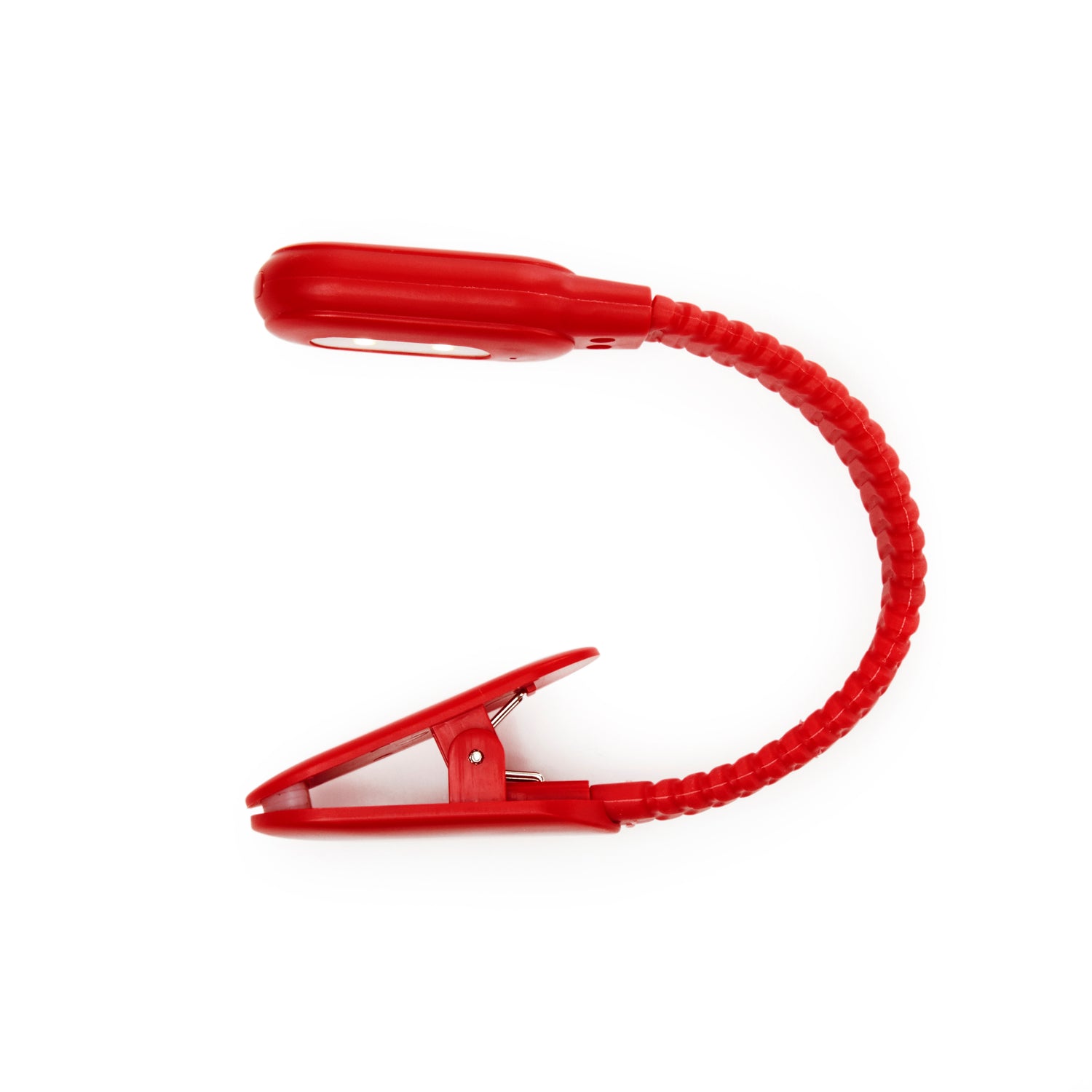 Rechargeable Clip Book Light Red