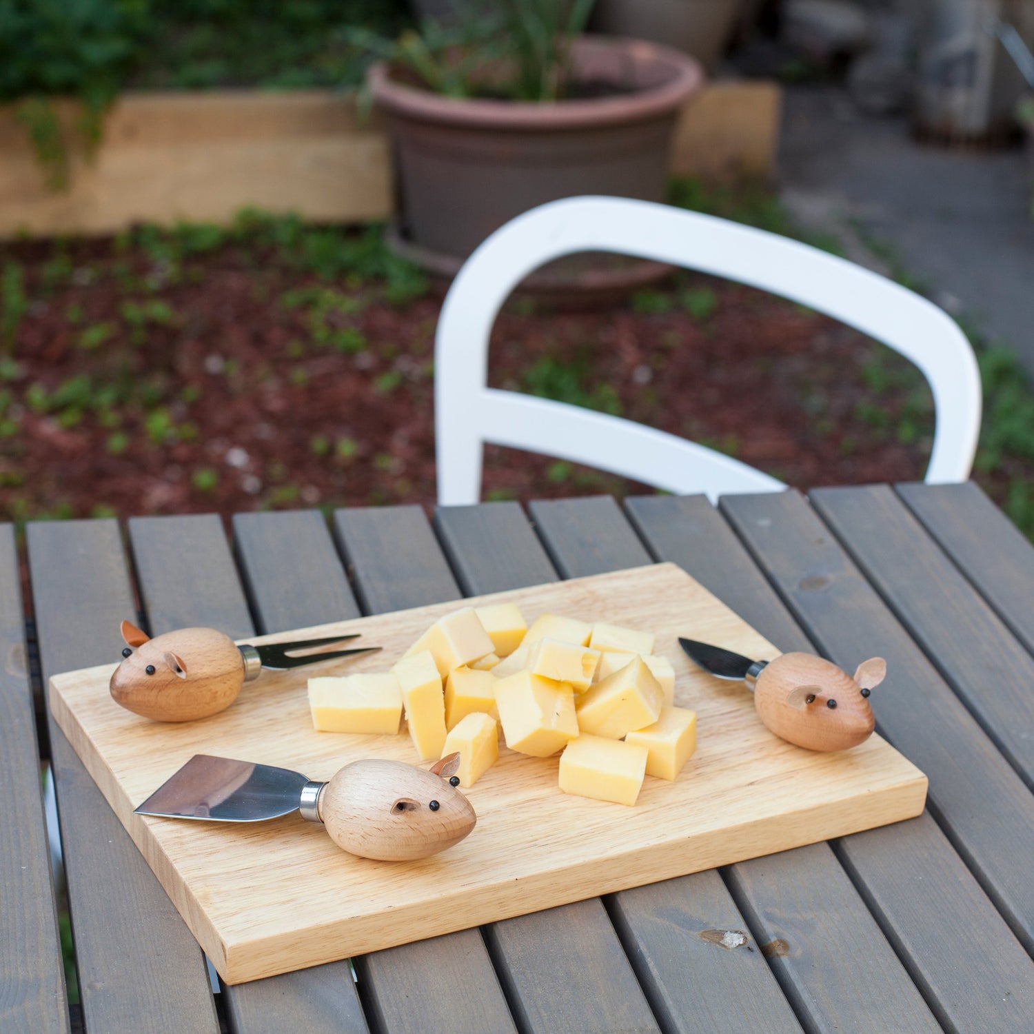Mouse Cheese Board Set