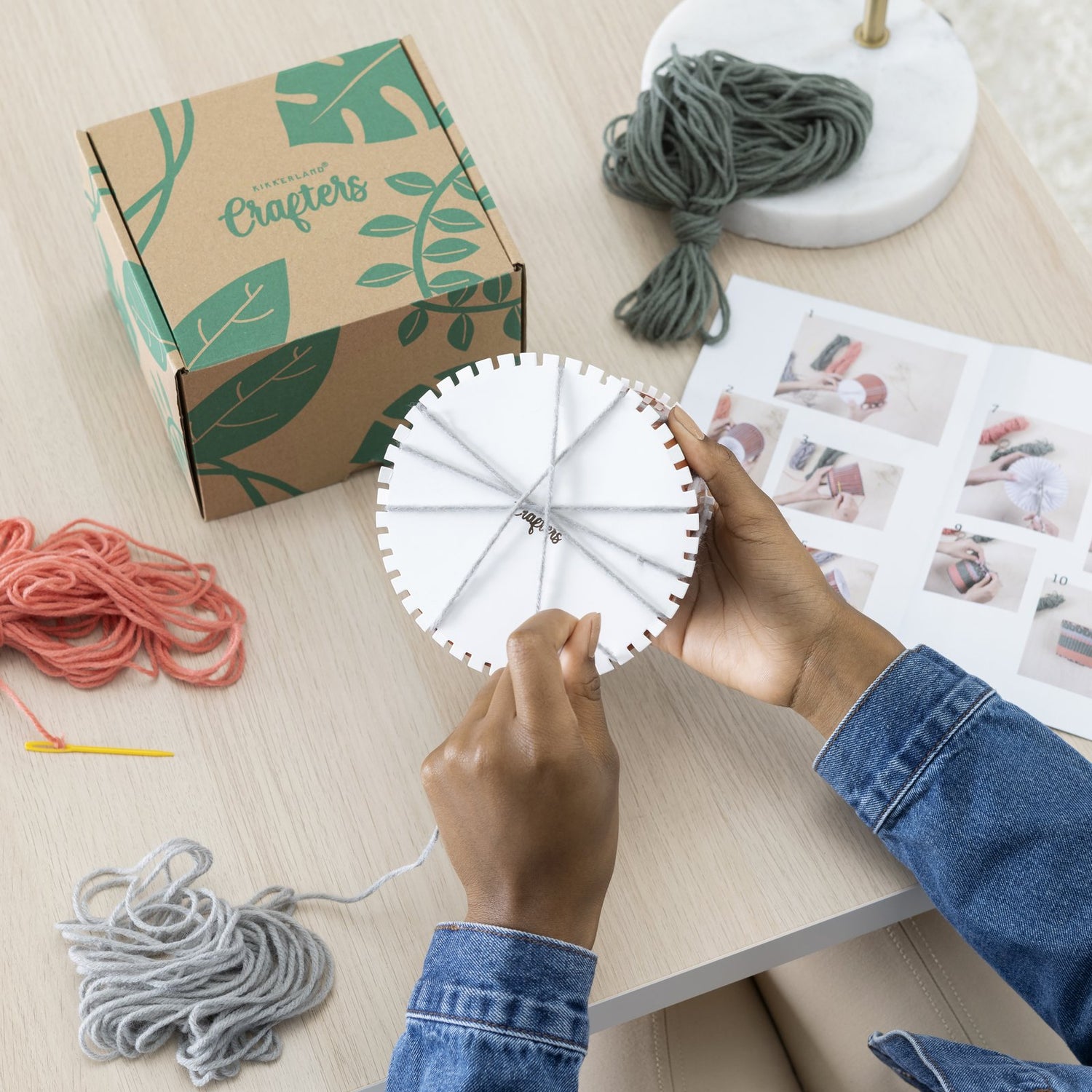 Crafters Knit Your Own Planter Cover Kit