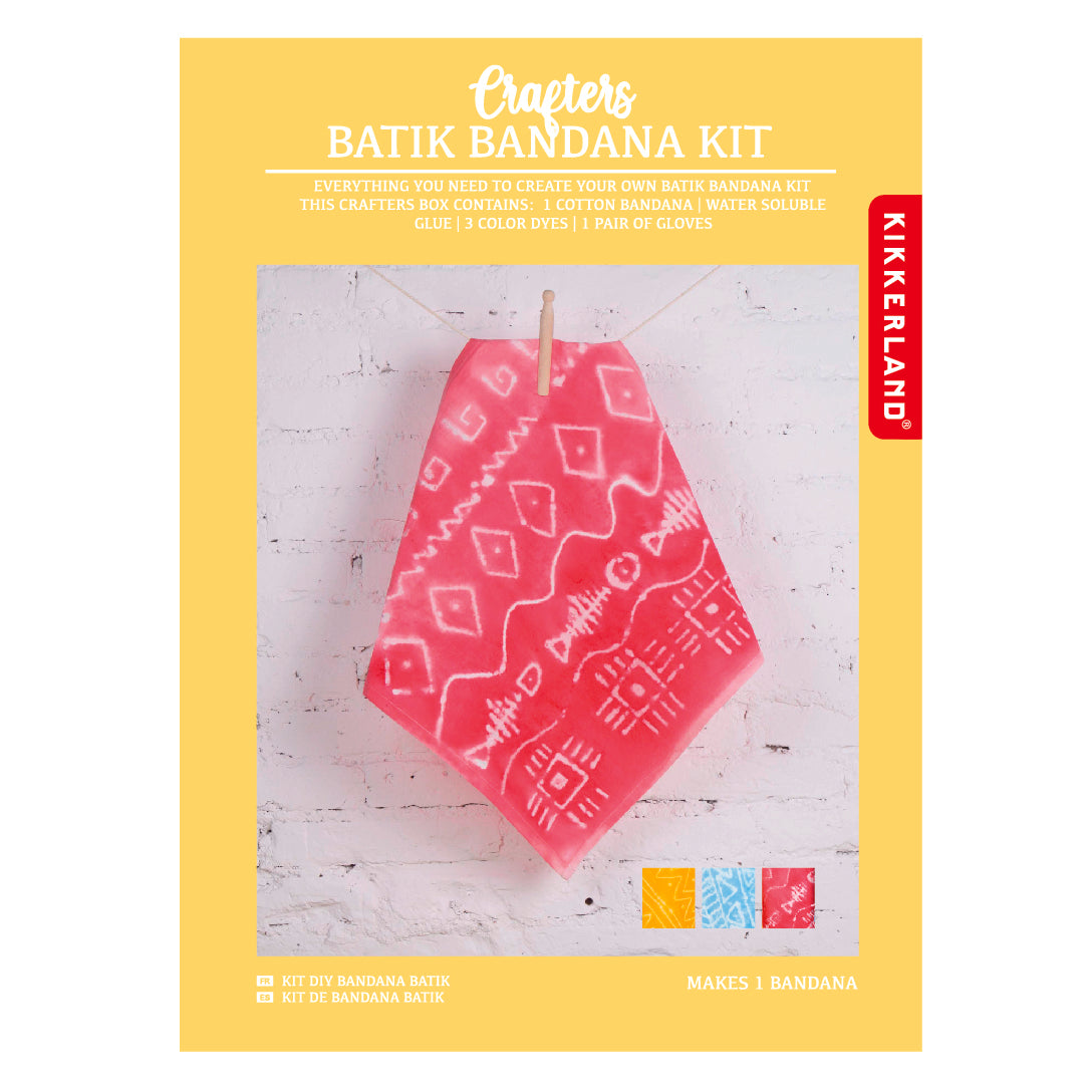 Crafters Batik Bandana Kit