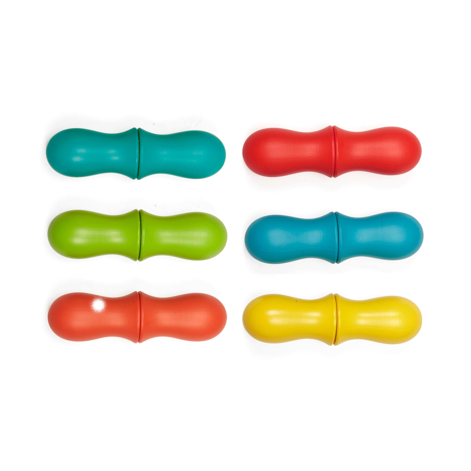 RAINBOW CORN HOLDERS S/6