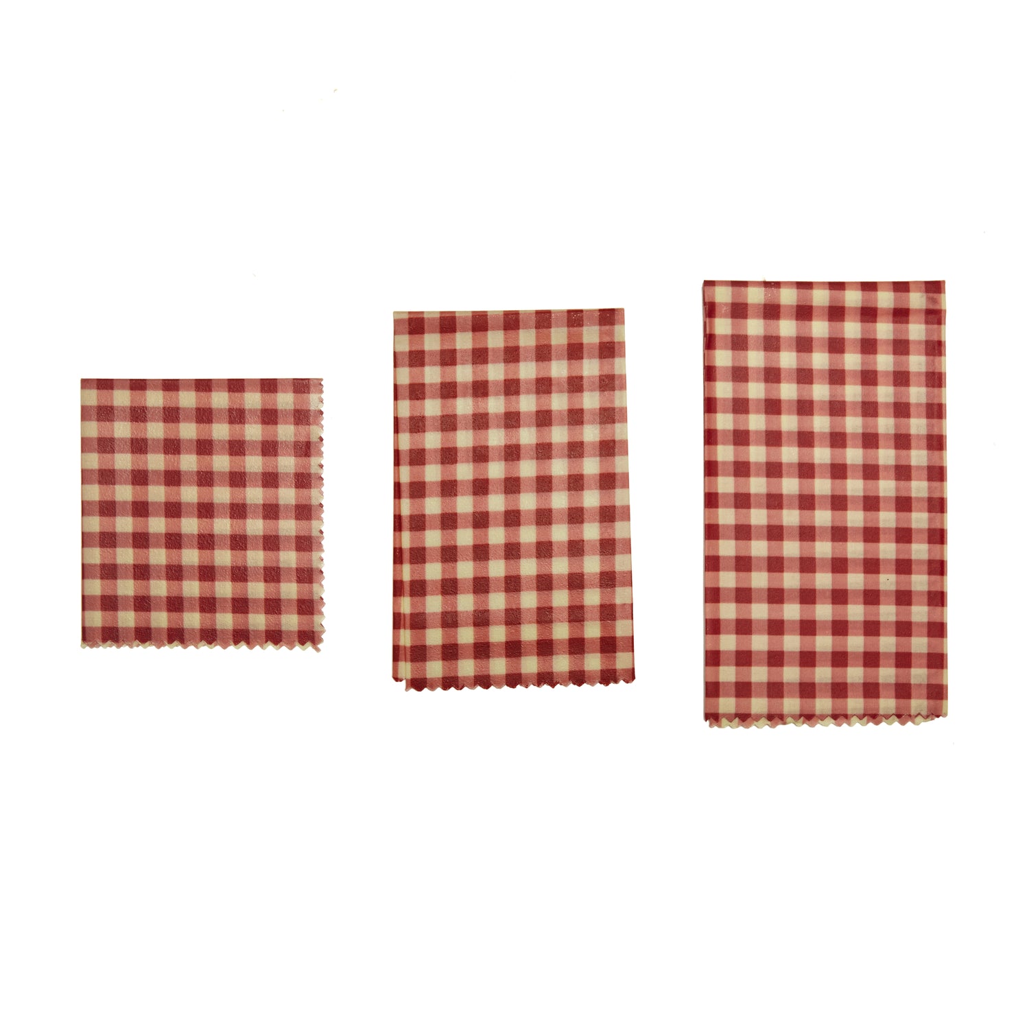 Reusable Beeswax Wraps Gingham