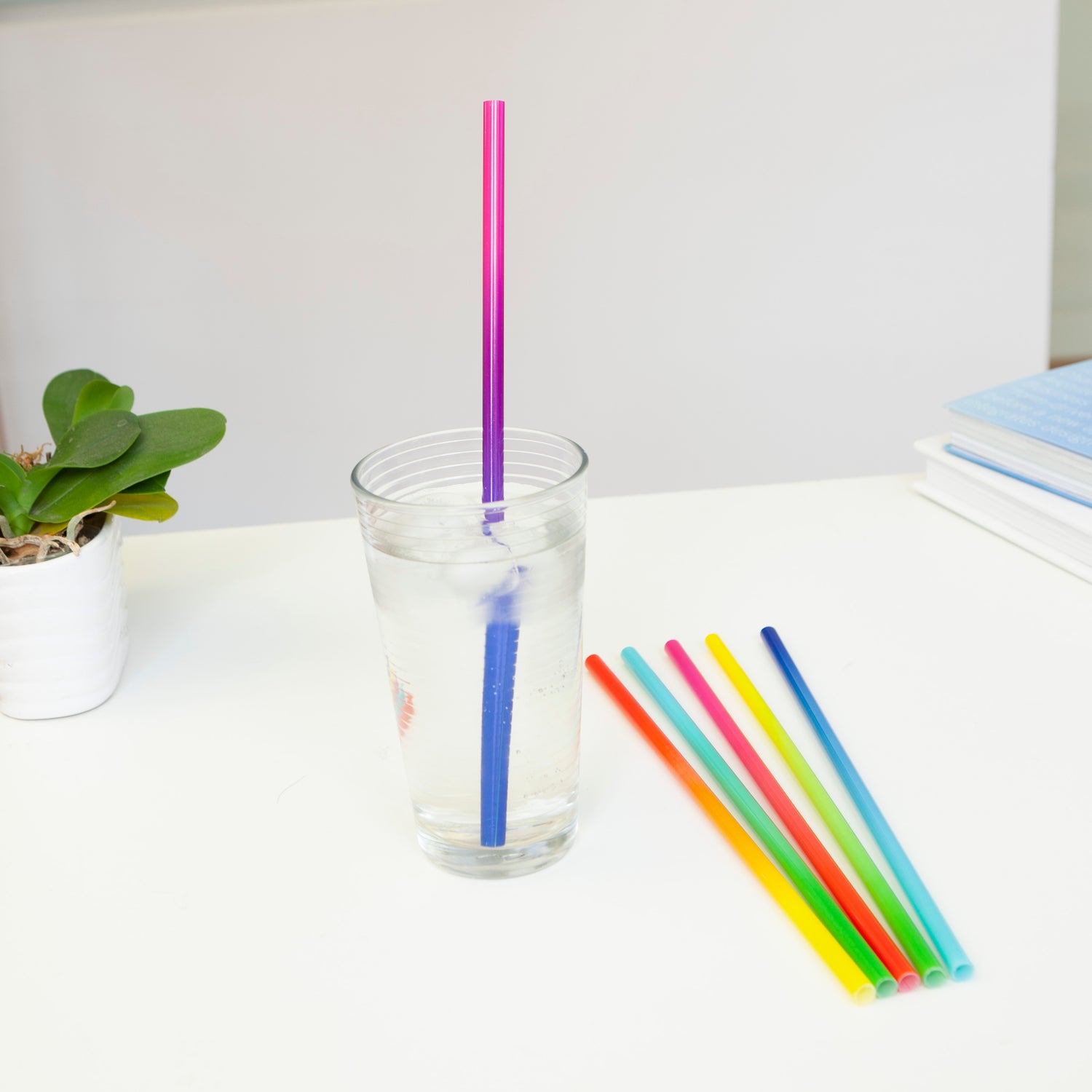 Reusable Plastic Straw - Gradient