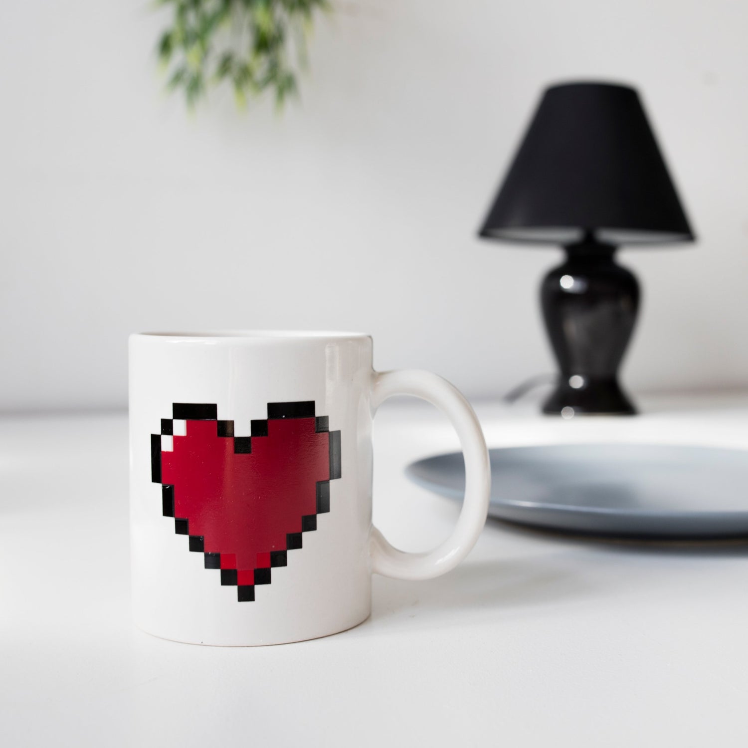 Pixel Heart Morph Mug