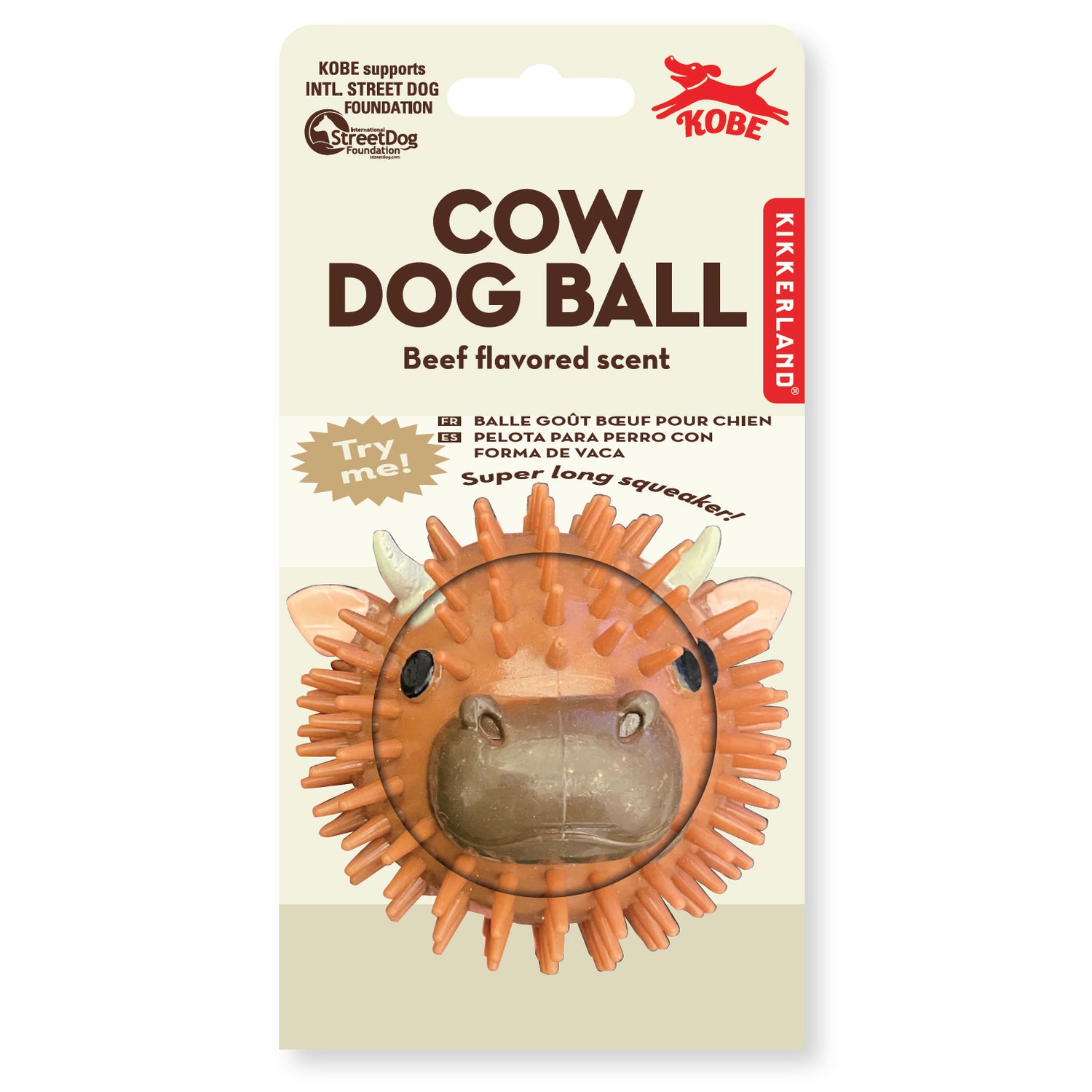 Kobe Cow Dog Ball