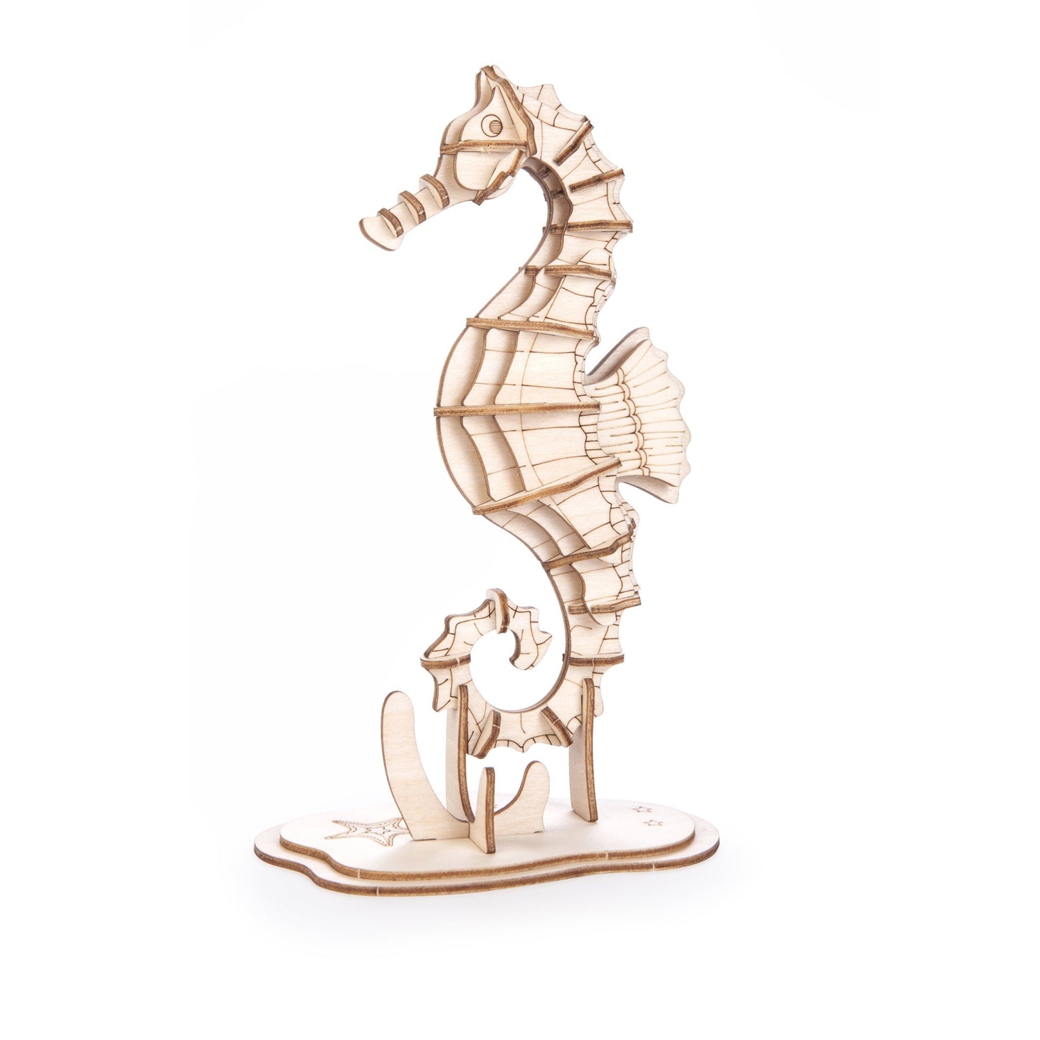 Seahorse 3d Wooden Puzzle