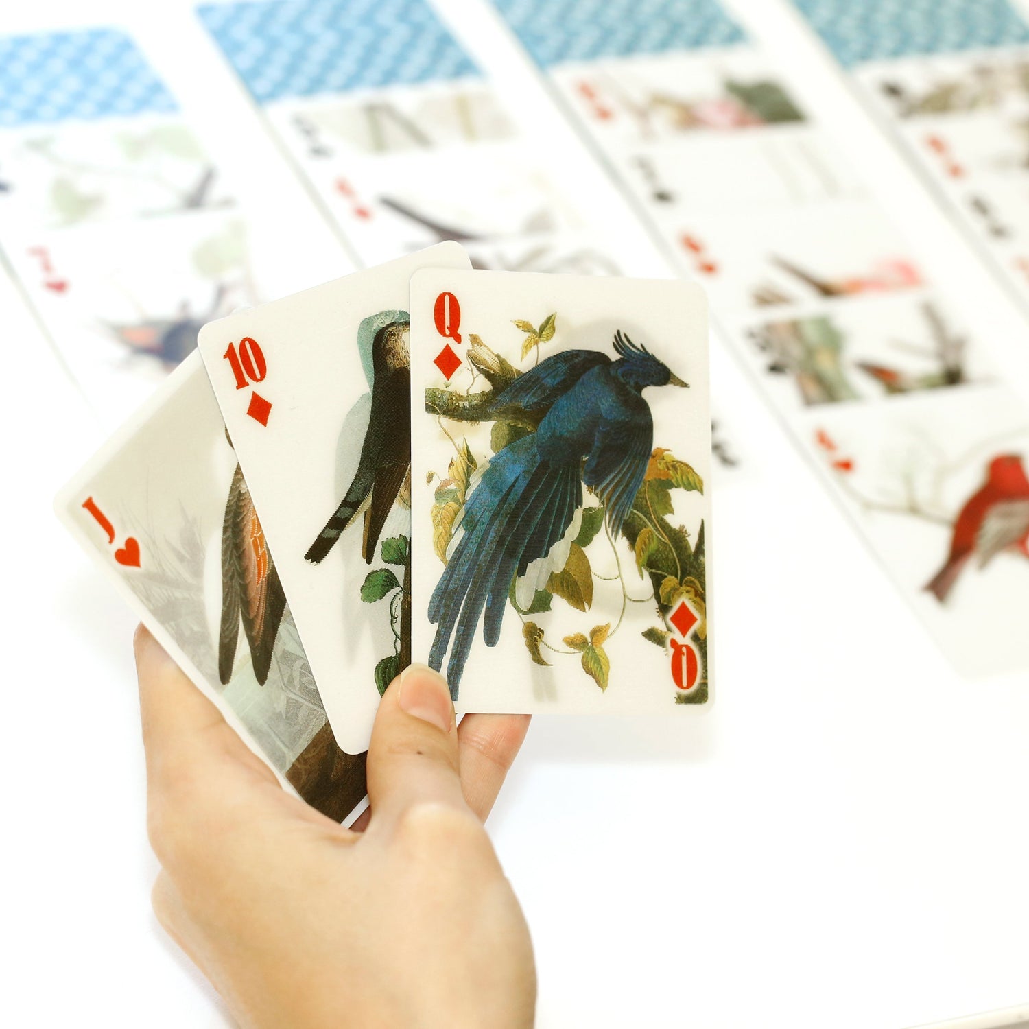 3-d Bird Playing Cards